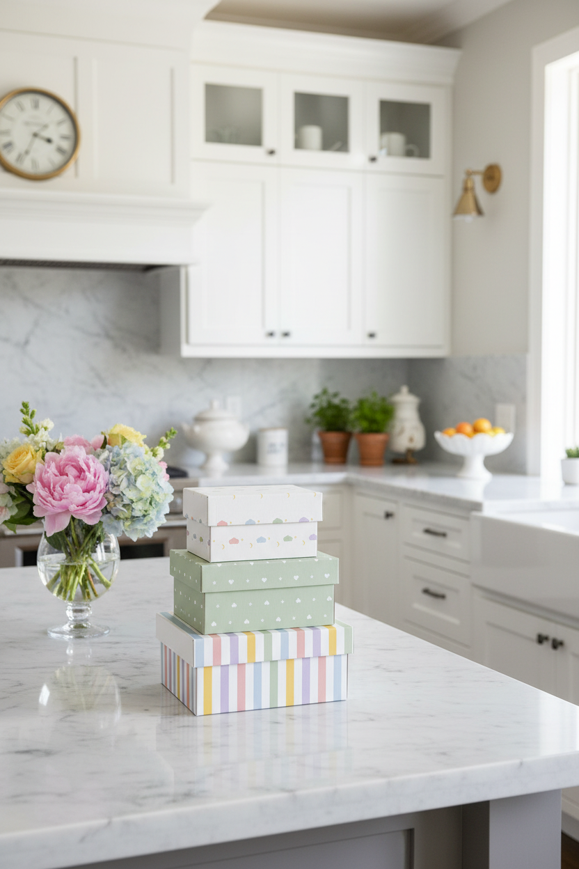 Little Celebrations Collection: Reusable Gift Box Set with Lid, Nested Gift Boxes, Plastic-Free Luxury Gift Wrapping Alternative