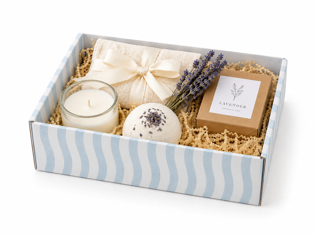 Sunny Celebrations Collection - Reusable Gift Box Set with Lid, Nested Gift Boxes, Plastic-Free Luxury Gift Wrapping Alternative